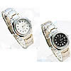 Bracelets de montre pour femmes, alliage de zinc, avec verre, Placage de couleur platine, plus de couleurs à choisir, 30mm, 16mm Environ 8.2 pouce, Vendu par PC