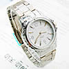 Men Wrist Watch, Zinc Alloy, with Glass, platinum color plated, for man, 39mm, 18mm Approx 9 Inch 