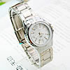 Women Wrist Watch, Zinc Alloy, with Glass, platinum color plated, for woman, 30mm, 16mm Approx 8.2 Inch 