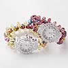 Fashion Watch Bracelet, Zinc Alloy, with Crystal, plated, for woman & faceted & with rhinestone Approx 52mm .5 Inch 