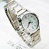 Women Wrist Watch, Zinc Alloy, with Glass, platinum color plated, 30mm, 16mm Approx 8.2 Inch 