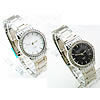 Bracelets de montre pour femmes, alliage de zinc, avec verre, Placage de couleur platine, avec strass, plus de couleurs à choisir, 31mm, 16mm Environ 8.2 pouce, Vendu par PC