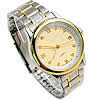 Men Wrist Watch, Zinc Alloy, with Glass, plated, stem-winder & for man & with rhinestone, 39mm, 18mm Approx 9 Inch 