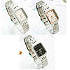 Bracelets de montre pour femmes, alliage de zinc, avec verre, Placage, plus de couleurs à choisir 14mm Environ 8 pouce, Vendu par PC