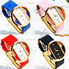 Women Wrist Watch, Zinc Alloy, with PU Leather & Glass, plated, for woman & with rhinestone 39mm, 18mm Approx 8.8 Inch 