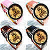 Men Wrist Watch, Zinc Alloy, with PU Leather & Glass, platinum color plated, for man 40mm, 20mm Approx 8.6 Inch 