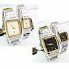 Couple Watch Bracelets, Zinc Alloy, with Glass, plated, for couple & with rhinestone 12-19mm Approx 7.5 Inch, Approx 9 Inch 