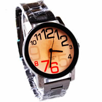 Men Wrist Watch, Zinc Alloy, with Glass, plated, for man, cadmium free, 40mm, 20mm Approx 9 Inch 
