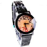 Women Wrist Watch, Zinc Alloy, with Glass, plated, for woman, cadmium free, 35mm, 15mm Approx 8 Inch 