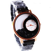 Women Wrist Watch, Zinc Alloy, with Porcelain, rose gold color plated, cadmium free, 40mm, 13mm Approx 9 Inch 