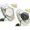 Men Wrist Watch, Zinc Alloy, with Glass, platinum color plated, for man 40mm, 19mm Approx 8.8 Inch 