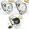 Men Wrist Watch, Zinc Alloy, with Glass, platinum color plated, with single calendar & for man 41mm, 22mm Approx 8.6 Inch 