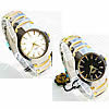 Men Wrist Watch, Zinc Alloy, with Glass, plated, for man & with rhinestone 38mm, 18mm Approx 8.2 Inch 