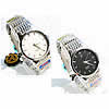 Men Wrist Watch, Zinc Alloy, with Glass, platinum color plated, for man 35mm, 18mm Approx 8.2 Inch 