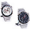 Men Wrist Watch, Zinc Alloy, with Glass, plated, for man & waterproof 43mm, 23mm Approx 8.6 Inch 