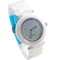 Women Wrist Watch, Porcelain, with Glass, Japanese movement, plated, for woman, 38mm, 20mm Approx 8.8 Inch 
