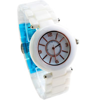 Women Wrist Watch, Porcelain, with Glass, Japanese movement, plated, for woman, 34mm, 20mm Approx 8.8 Inch 