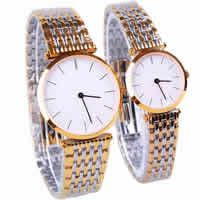 Paar Uhrenarmbänder, Zinklegierung, mit Glas, plattiert, für paar, 25mm, 33mm, 13-18mm, Länge:ca. 7.8 ZollInch, ca. 8.2 ZollInch, verkauft von Paar