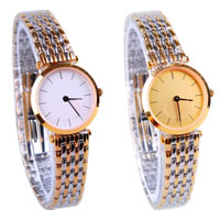 Women Wrist Watch, Zinc Alloy, with Glass, Round, plated, for woman 25mm, 13mm Approx 7.8 Inch 