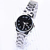 Bracelets de montre pour femmes, alliage de zinc, avec verre, Placage de couleur platine, imperméable, 27mm, 13mm Environ 8.2 pouce, Vendu par PC