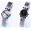 Bracelets de montre pour femmes, alliage de zinc, avec verre, Placage de couleur platine, imperméable & avec strass, plus de couleurs à choisir, 25mm, 13mm Environ 8.2 pouce, Vendu par PC