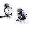Men Wrist Watch, Zinc Alloy, with Glass, Round, plated, for man 40mm, 20mm Approx 9 Inch 