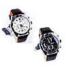 Men Wrist Watch, Zinc Alloy, with PU Leather & Glass, plated, for man 40mm, 20mm Approx 9.2 Inch 