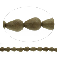 Original Wood Beads, Teardrop, original color Approx 3mm Approx 33 Inch, Approx 