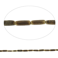 Original Wood Beads, Column, original color - Approx 1mm Approx 31 Inch, Approx 