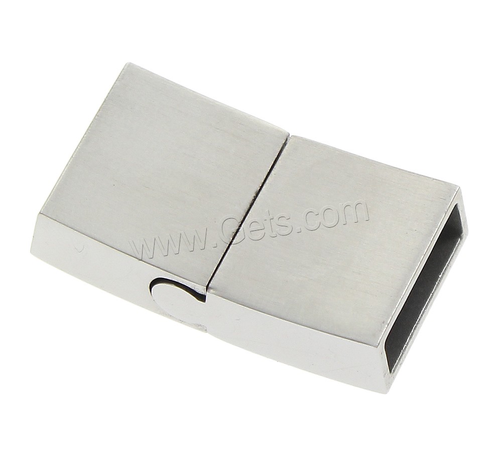 Cierre magnético de acero inoxidable rectangular, Rectángular, diverso tamaño para la opción, color original, Vendido por UD