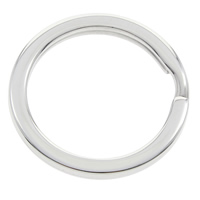 Stainless Steel Key Split Ring, Donut, original color Approx 22mm 