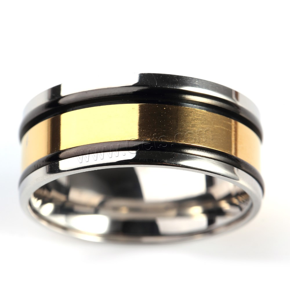 Нержавеющая сталь Человек палец кольцо, титан, Другое покрытие, разный размер для выбора, продается PC