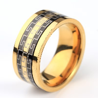 Men Stainless Steel Ring in Bulk, Titanium Steel, plated & two tone 