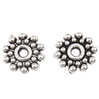 Zinc Alloy Spacer Beads, Flower, plated lead & cadmium free Approx 1mm, Approx 