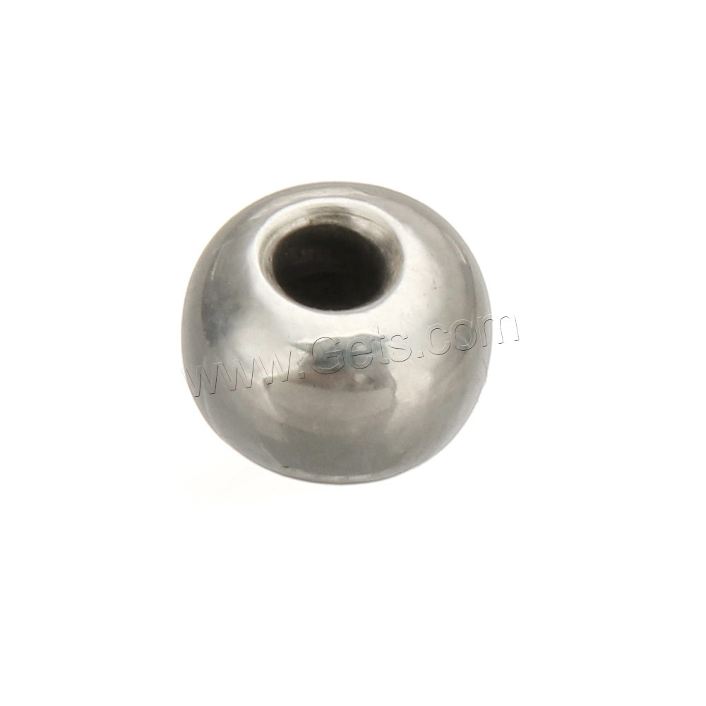 Runde Sterling Silber Perlen, 925 Sterling Silber, Trommel, verschiedene Größen vorhanden, verkauft von PC