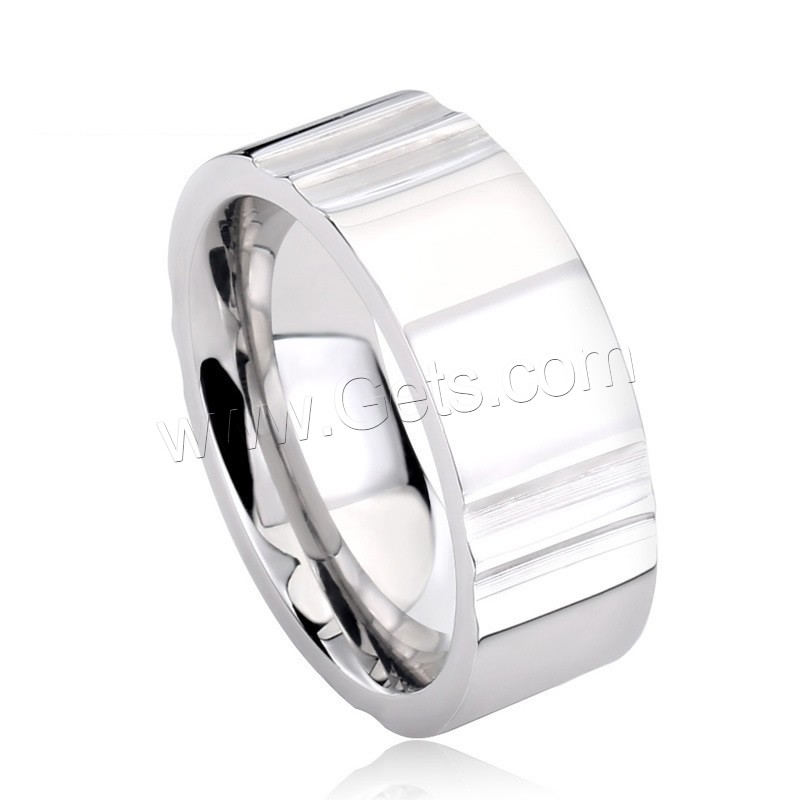 Men Stainless Steel Ring in Bulk, 316L Stainless Steel, different size for choice, original color, Sold By PC