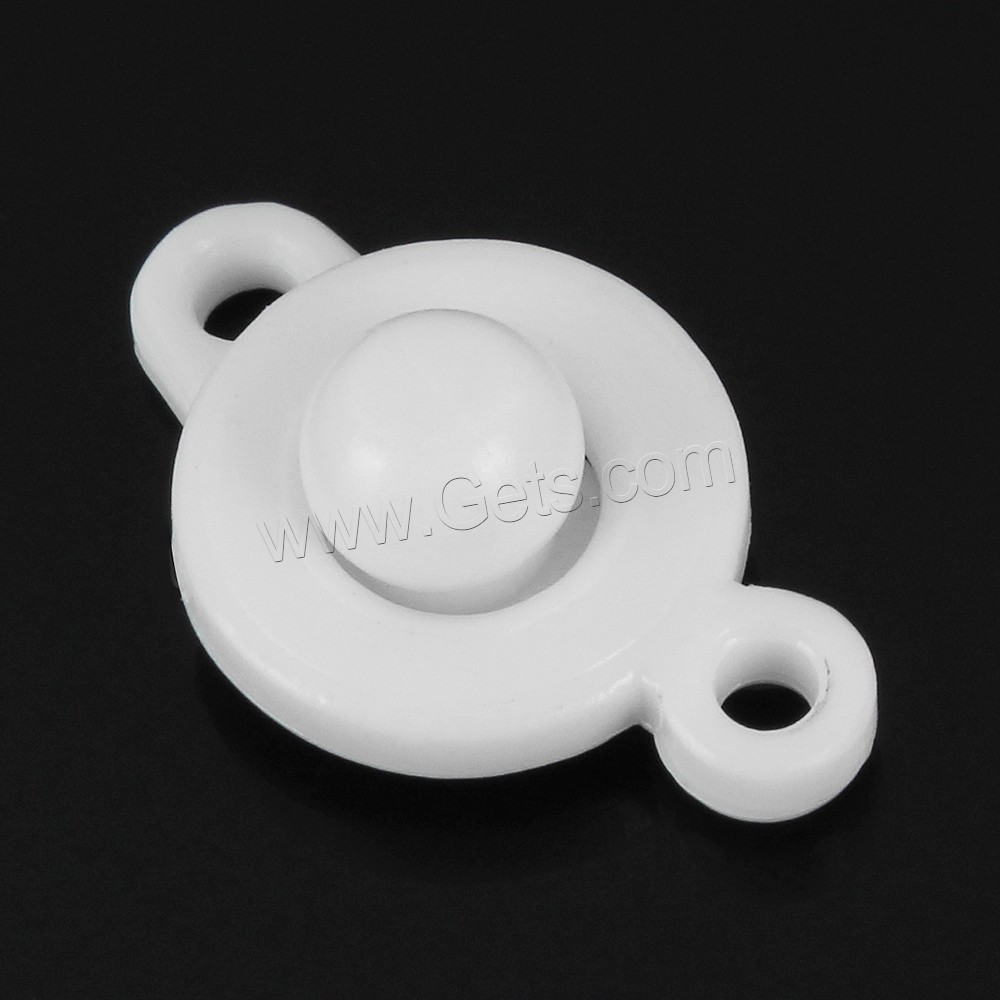 Rubber Jewelry Snap Button, different size for choice, white, Sold By PC