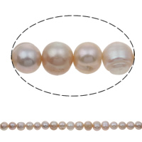 Potato Cultured Freshwater Pearl Beads, natural, purple, 9-10mm Approx 0.8mm Approx 14.5 Inch 