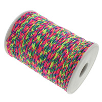 Polyamide Cord, with plastic spool, braided, multi-colored, 5mm 