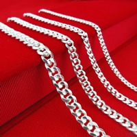 Sterling Silver Jewelry Chain, 925 Sterling Silver & curb chain 