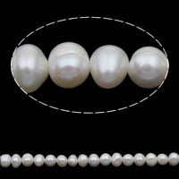Potato Cultured Freshwater Pearl Beads, natural, white, 4-5mm Approx 0.8mm Approx 14.5 Inch 