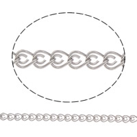 Stainless Steel Cable Link Chain, original color 
