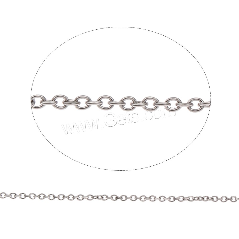 ステンレススチールオーバルチェーン, ステンレス, 異なるサイズの選択 & 楕円形の鎖, オリジナルカラー, 売り手 M