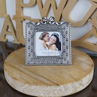 Zinc Alloy Photo Frame, with Velveteen, Antique Tin Color Plated, lead & cadmium free Inner Approx 