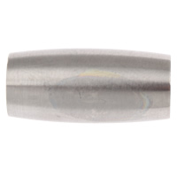 Cierre magnético redondo de acero inoxidable, Óvalo, color original, 21x10mm, agujero:aproximado 6mm, Vendido por UD