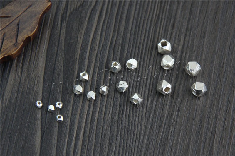 Perles vintages en argent pur, argent sterling 925, normes différentes pour le choix, Vendu par PC