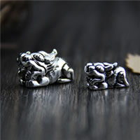 Thailand Sterling Silver Beads, Fabulous Wild Beast 