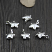 925 Sterling Silver Pendant, Star Approx 2mm 