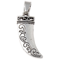 Zinc Alloy Jewelry Pendants, Scabbard, antique silver color plated, lead & cadmium free Approx 