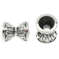 Zinc Alloy Bead Caps, antique silver color plated, double-sided, lead & cadmium free Approx 3mm, Approx 